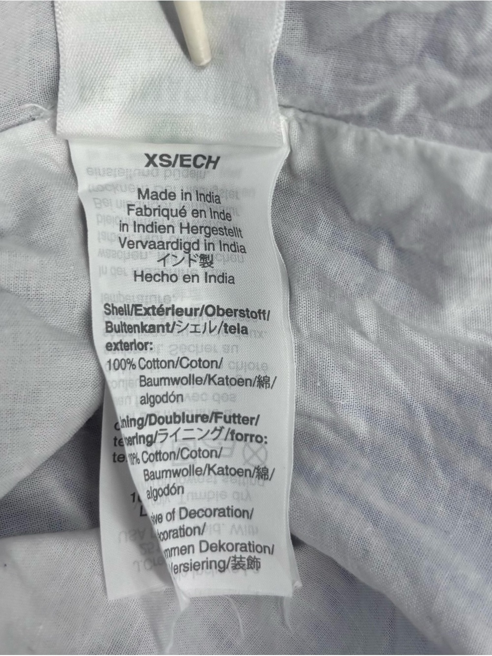 J Crew Blue White Striped Popover Dress Embroidered Women’s XS Coastal Preppy - Picture 7 of 15